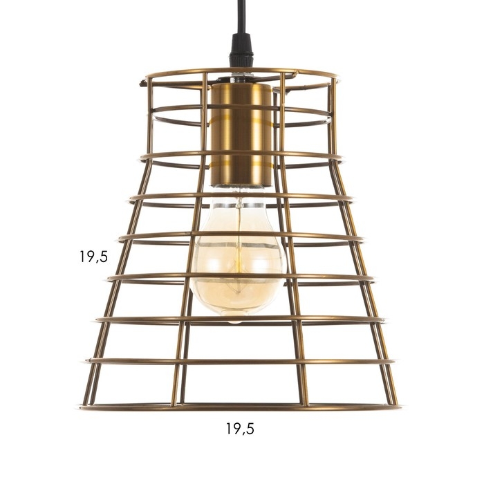 Светильник BayerLux Светильник BayerLux "Крона" Е27 40Вт золото 20х20х18-118см