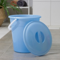 Ведро пищевое с крышкой &laquo;Евро&raquo;, 8 л, особопрочное, цвет МИКС