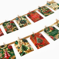 Гирлянда на ленте с предсказаниями «Новогодняя», 150см. Гирлянда на ленте с предсказаниями «Новогодняя», 150см.