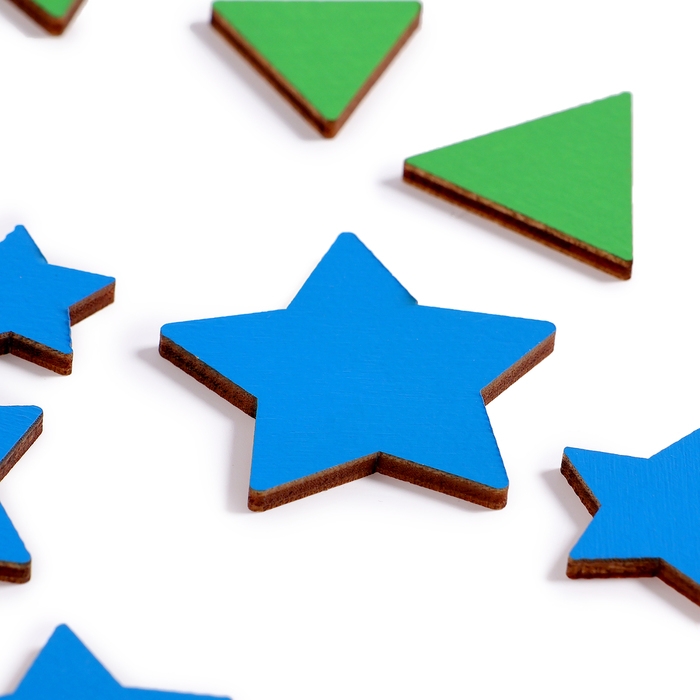 Дидактический материал &laquo;Геометрические фигуры. Больше-меньше&raquo;