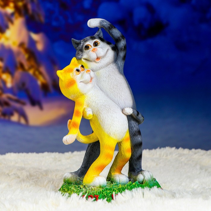 Садовая фигура Садовая фигура "Кошки Март навсегда" 32х18х12см