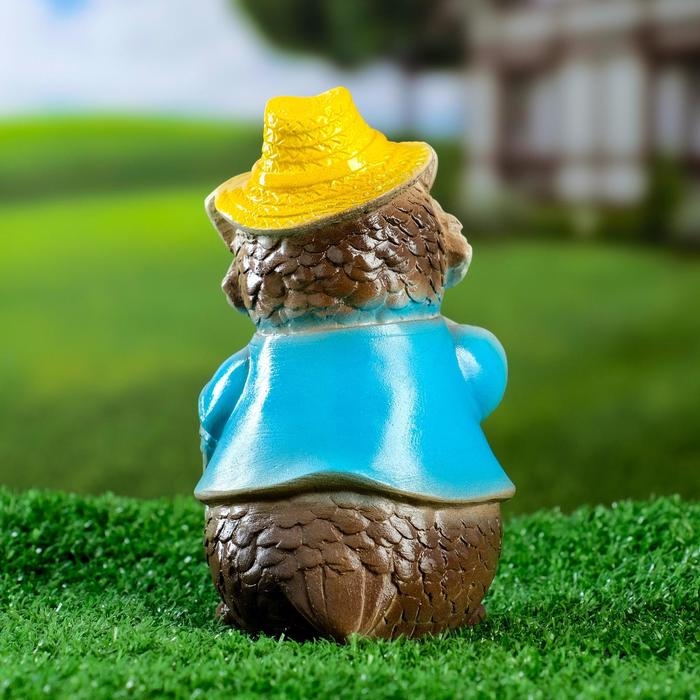 Садовая фигура Садовая фигура "Филин в шляпке" 9х9х15см