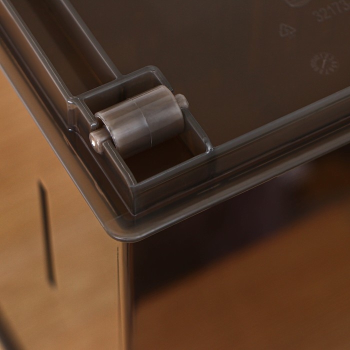 Контейнер для хранения без крышки OPTIMA, 10.6 л, 16.8&times;30.5&times;24.2 см, цвет коричневый