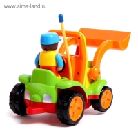 Трактор радиоуправляемый &laquo;Забавная стройка&raquo;, работает от батареек, МИКС