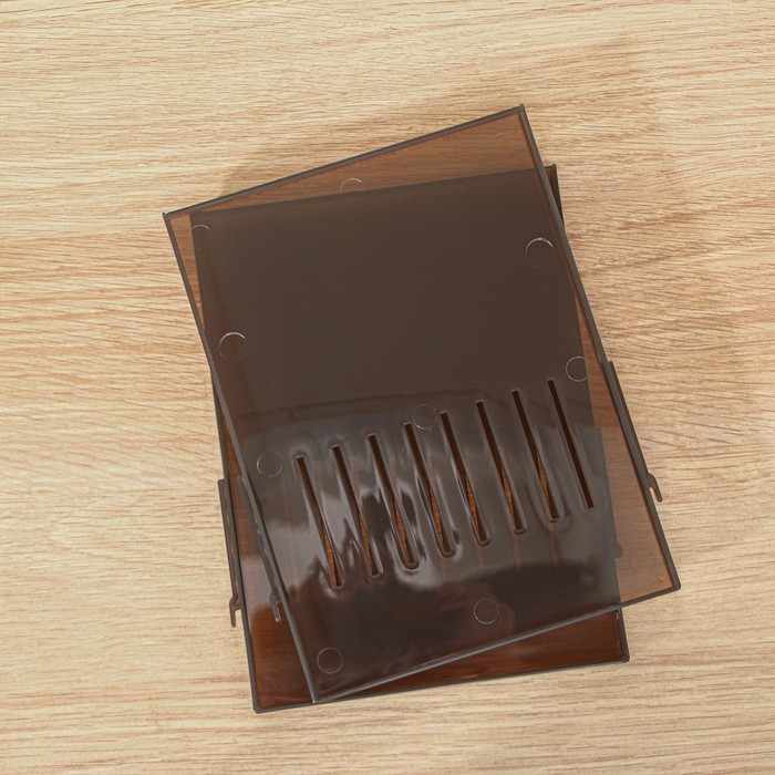 Контейнер для хранения без крышки OPTIMA, 10.6 л, 16.8&times;30.5&times;24.2 см, цвет коричневый