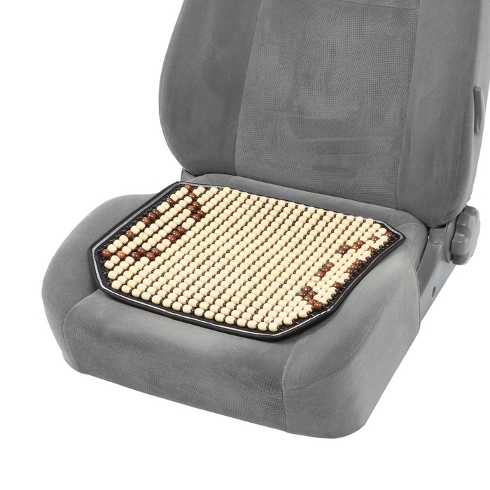 Накидка-массажер на сиденье 45&times;45 см, дерево, коричневый