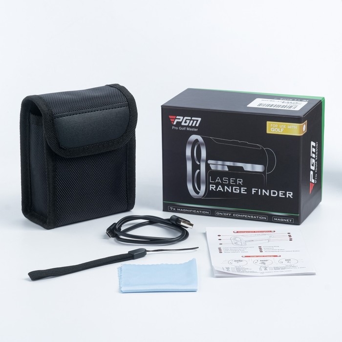 Лазерный дальномер PGM, дальность 550 м, IPX5, USB, 11 х 7.8 х 3.8 см