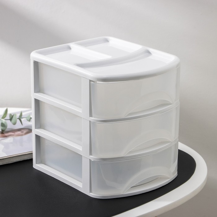 Мини-комод 3-х секционный &laquo;Минибокс-3&raquo;, цвет МИКС