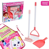 Игровой набор «Весёлая уборка», с фартуком, 3+ Игровой набор «Весёлая уборка», с фартуком, 3+