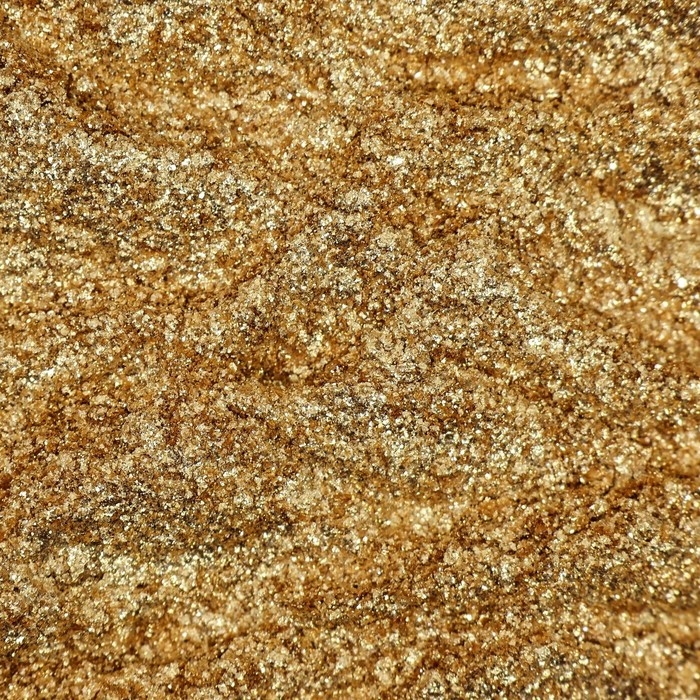 Глиттер кандурин "Сверкающее светлое золото", фракция 60-300 &micro;m, 5 г