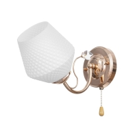 Бра "Ариель" 1х40Вт E27 белый-золото 18х15х18 см. Бра "Ариель" 1х40Вт E27 белый-золото 18х15х18 см.