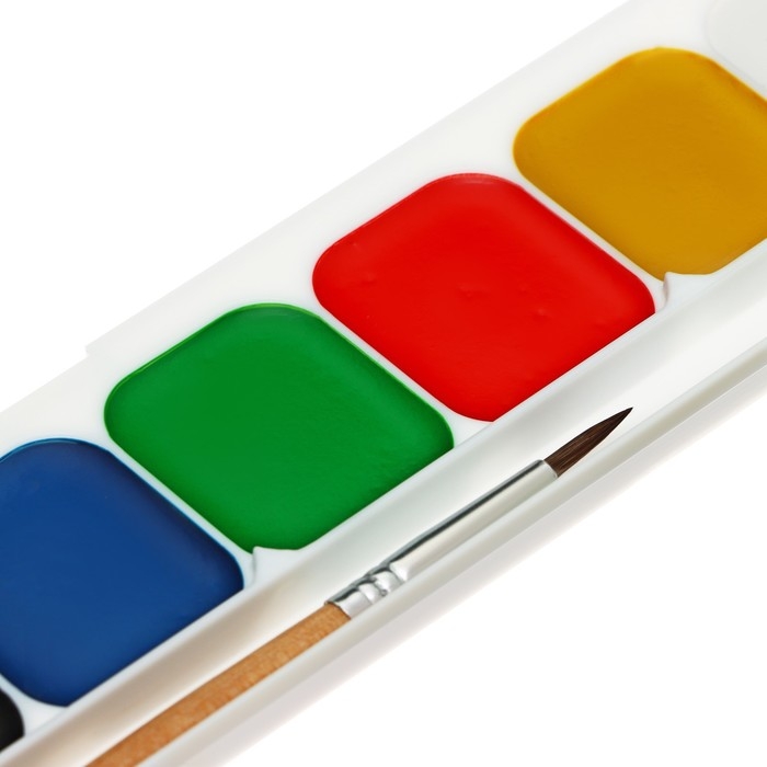 Акварель Акварель "Луч" Классика, 8 цветов, с кистью