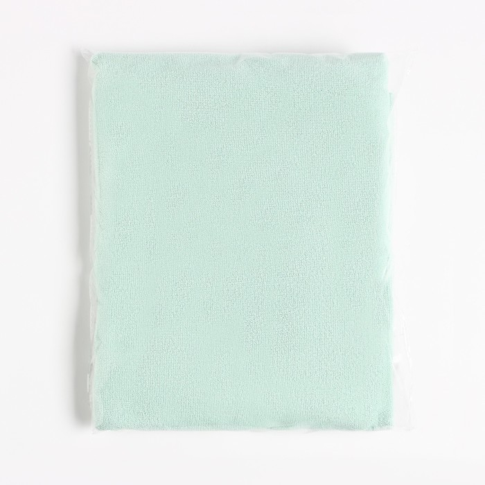 Полотенце банное Экономь и Я &laquo;Парео&raquo; 68х150 см, нежно-бирюз, 100%хл, 320 г/м2