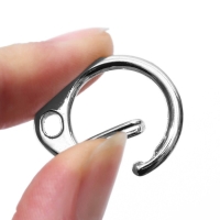 Карабин металлический «Круг», d = 16 мм, 25 × 20 мм, 10 шт, цвет серебряный Карабин металлический «Круг», d = 16 мм, 25 × 20 мм, 10 шт, цвет серебряный