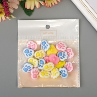 Пуговицы пластик для творчества "Лапка" набор 20 шт МИКС 1,5х2 см Пуговицы пластик для творчества "Лапка" набор 20 шт МИКС 1,5х2 см