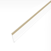 Ценникодержатель полочный самоклеящийся DBR30, 125×0,3×3 см, цвет прозрачный Ценникодержатель полочный самоклеящийся DBR30, 125×0,3×3 см, цвет прозрачный