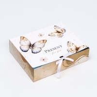 Коробка складная "Present for you" 31 х 24,5 х 8 см Коробка складная "Present for you" 31 х 24,5 х 8 см
