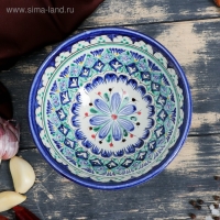 Коса Риштанская Керамика "Цветы" 15,5 см, малая,  микс