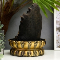 Фонтан настольный от сети, подсветка "Золотой Ганеша на ажурном троне" 28х20,5х20,5 см Фонтан настольный от сети, подсветка "Золотой Ганеша на ажурном троне" 28х20,5х20,5 см