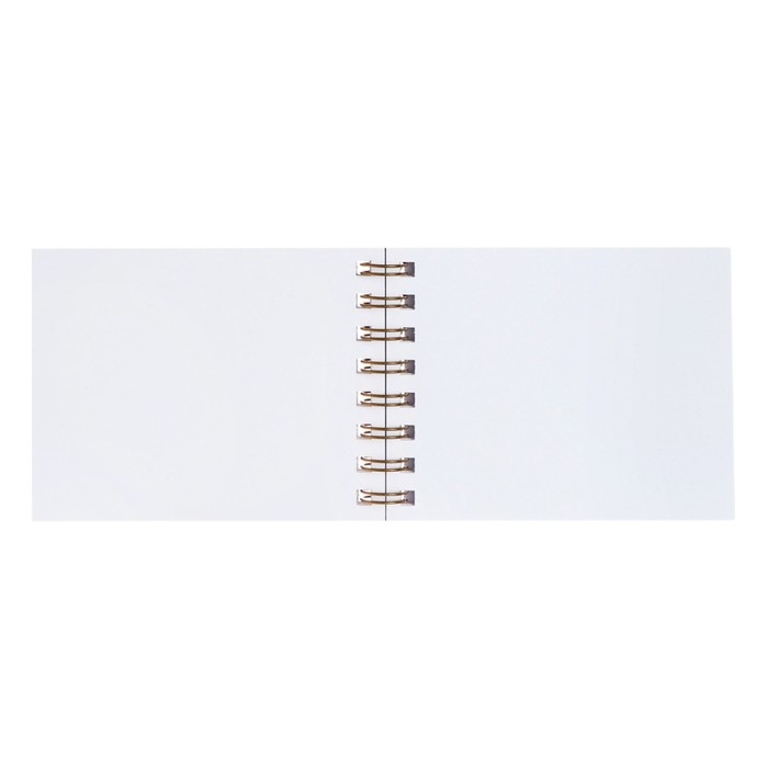 Скетчбук А6, 80 листов на гребне по короткой стороне "Дольки", твёрдая обложка, блок 100 г/м&sup2;