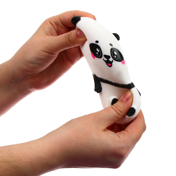 Антистресс сквиш мялка &laquo;Панда&raquo; ,с пастой, в пакете