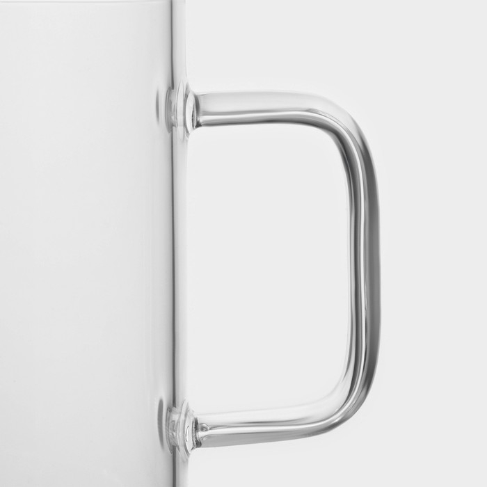 Набор стеклянных кружек Magistro &laquo;Глория&raquo;, 320 мл, 11&times;8&times;9 см, 2 шт