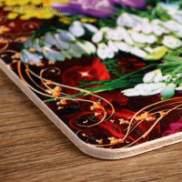 Доска разделочная большая "8 марта. Букет", 19,5&times;27,5 см