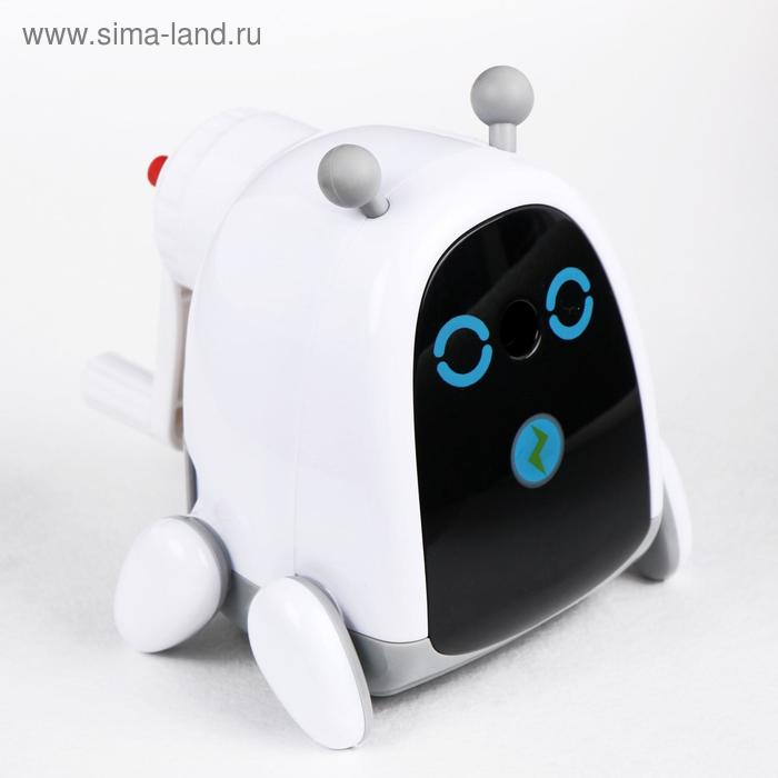 Точилка механическая с контейнером, Точилка механическая с контейнером, "Робот", корпуса МИКС