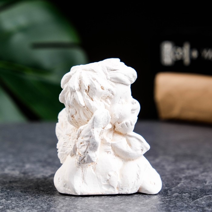 Фигура Фигура "Ангел мечтает" позолота, 6х6,5х5,5см