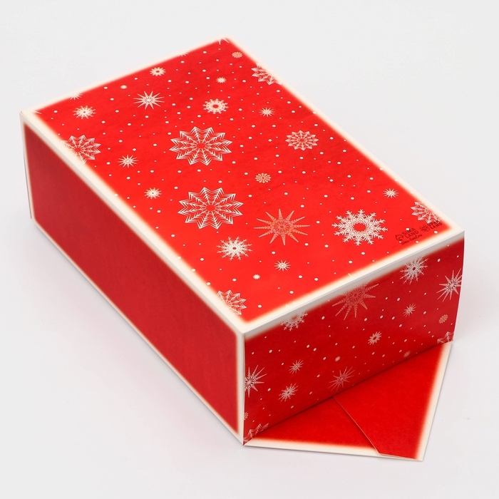 Новый год. Подарочная коробка - конфета новогодняя складная &laquo;Новогодний подарко&raquo;, 18 х 28 х 10 см.