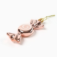 Ёлочные игрушки новогодние &laquo;Новый год: Конфетки&raquo;, цвет розовый