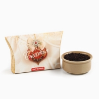 Чай чёрный новогодний &laquo;Счастья&raquo;, со вкусом имбирного пряника, 20 г.