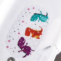 Коврик противоскользящий в ванну на присосках Доляна &laquo;Драконы&raquo;, 38&times;68 см