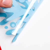 Декоративная наклейка Room Decor "Новогодний шпион №3" (статическая) 30,5х38 см Декоративная наклейка Room Decor "Новогодний шпион №3" (статическая) 30,5х38 см