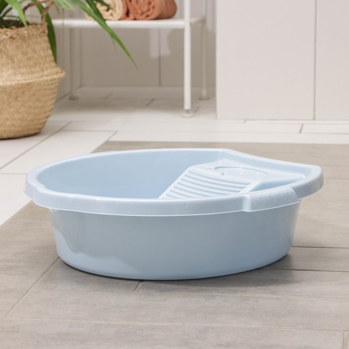 Таз круглый для стирки &laquo;Хозяюшка&raquo;, 10 л, цвет МИКС