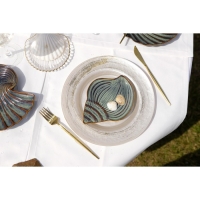 Блюдо керамическое сервировочное «Ракушка», 18,5×14 см Блюдо керамическое сервировочное «Ракушка», 18,5×14 см