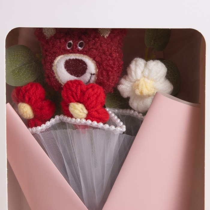 Ночник &laquo;Букет&raquo; (медведь) LED 3хAG10 8х17х29см