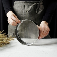 Сито для просеивания Доляна «Металлик», d=19 см, цвет серебристый Сито для просеивания Доляна «Металлик», d=19 см, цвет серебристый