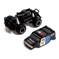 Джип радиоуправляемый «Полиция», работает от батареек, цвет чёрный Джип радиоуправляемый «Полиция», работает от батареек, цвет чёрный