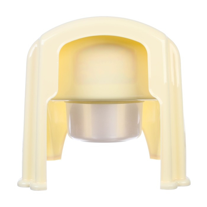 Горшок детский «Утенок» с крышкой, слоновая кость / белый 310х295х280мм Горшок детский «Утенок» с крышкой, слоновая кость / белый 310х295х280мм