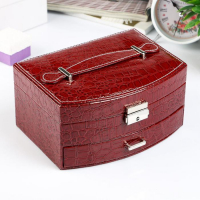 Шкатулка кожзам под бижутерию "Бордо" 20х15х11 см Шкатулка кожзам под бижутерию "Бордо" 20х15х11 см