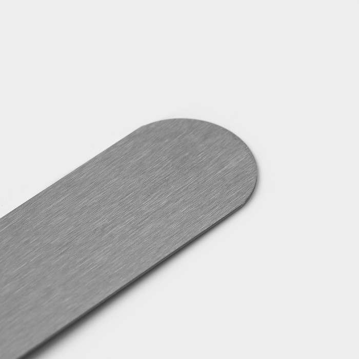 Кондитерская лопатка - палетка прямая Доляна, 37&times;3 см, рабочая часть 24,5 см, цвет серебристый