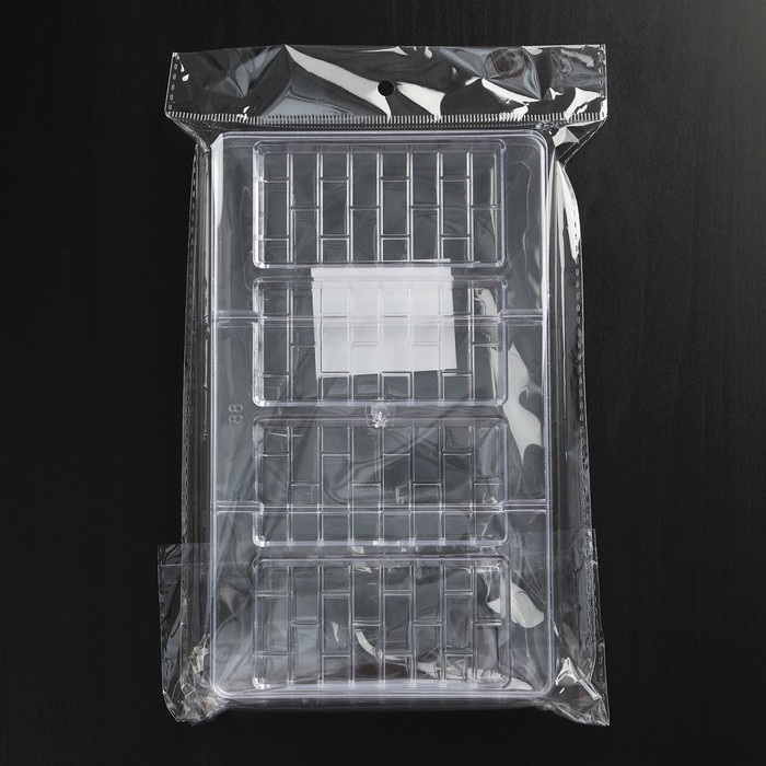 Форма для шоколада «Брикс», 20×12×2,5 см, 4 ячеек 8,5×4,2×1 см, цвет прозрачный Форма для шоколада «Брикс», 20×12×2,5 см, 4 ячеек 8,5×4,2×1 см, цвет прозрачный