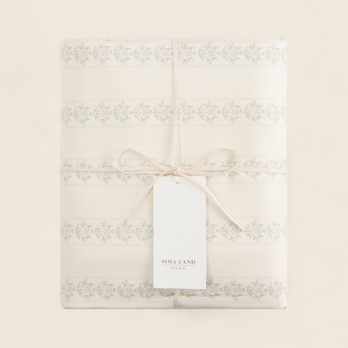 Пододеяльник SL Home Floral pattern 180*220 см, сатин, 140 гр/м2, 100% хлопок