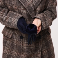 Перчатки женские, безразмерные, без утеплителя, цвет синий Перчатки женские, безразмерные, без утеплителя, цвет синий