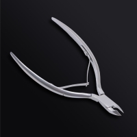 Кусачки маникюрные для кутикулы &laquo;Premium&raquo;, двойная пружина, 11,5 см, длина лезвия - 8 мм, цвет серебристый