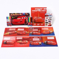 Подарочный набор первоклассника, 13 предметов, Тачки Подарочный набор первоклассника, 13 предметов, Тачки