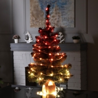 Умная гирлянда «Нить» 15 м роса, IP20, серебристая нить, 100 LED, управление с приложения, свечение RGB, USB Умная гирлянда «Нить» 15 м роса, IP20, серебристая нить, 100 LED, управление с приложения, свечение RGB, USB