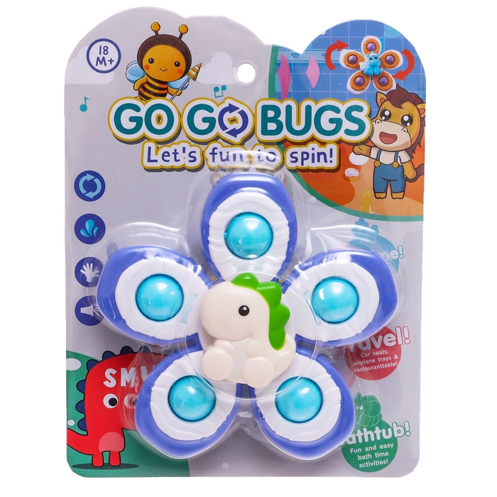 Спиннер для купания в ванной &laquo;Милые зверята&raquo;, на присоске, МИКС