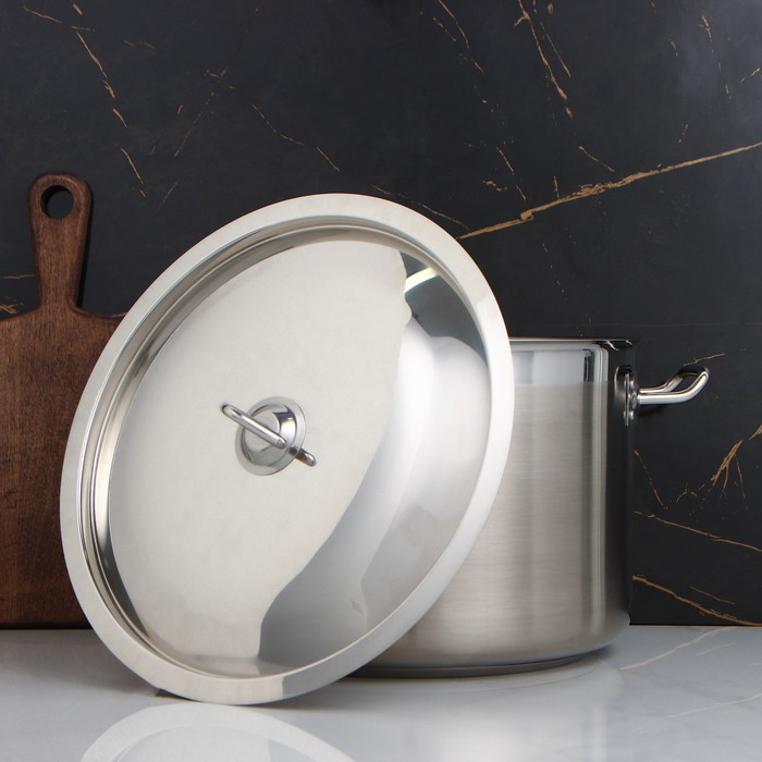 Кастрюля, 15 л, d=31.5 см, h=21 см, капсульное дно, индукция Кастрюля, 15 л, d=31.5 см, h=21 см, капсульное дно, индукция